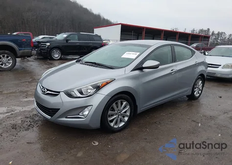 2015 Hyundai Elantra Se from USA, damaged, VIN 5NPDH4AE4FH625699